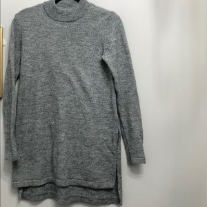Long gray sweater